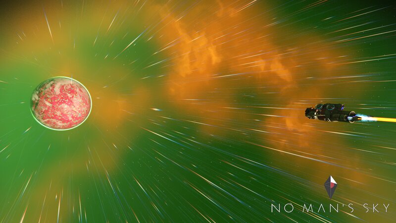 Spaceship Near Planet — Green, Dramatic, Digital Art, Spacecraft