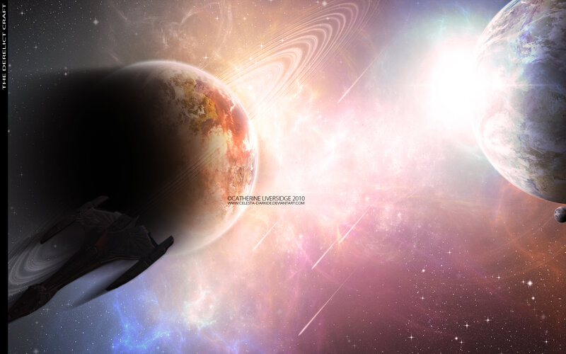 Spaceship Near Planets