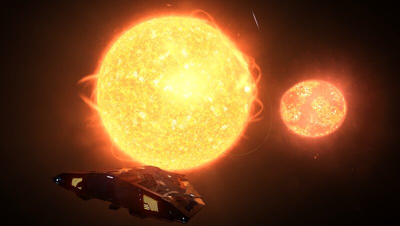 Spaceship Near Stars