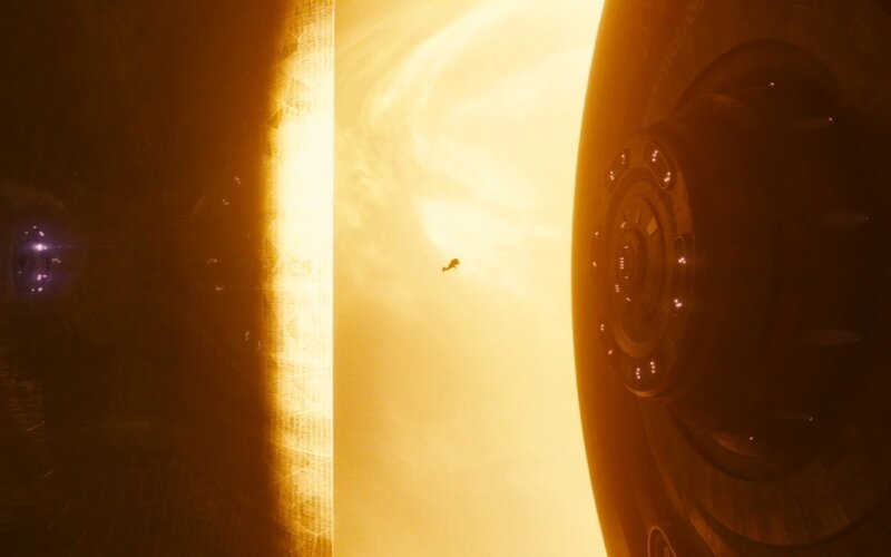 Spaceship Near Sun