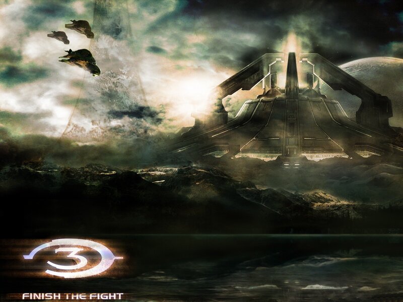 Spaceship on Alien Planet — Green, Dramatic