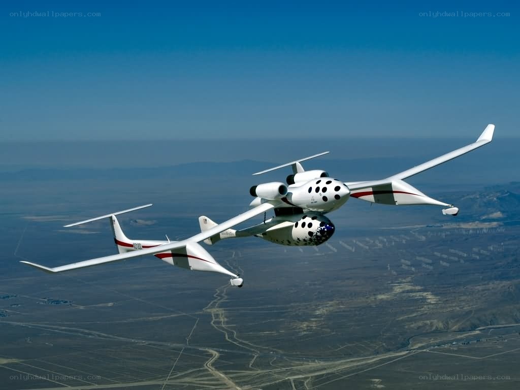 SpaceShipOne in flight