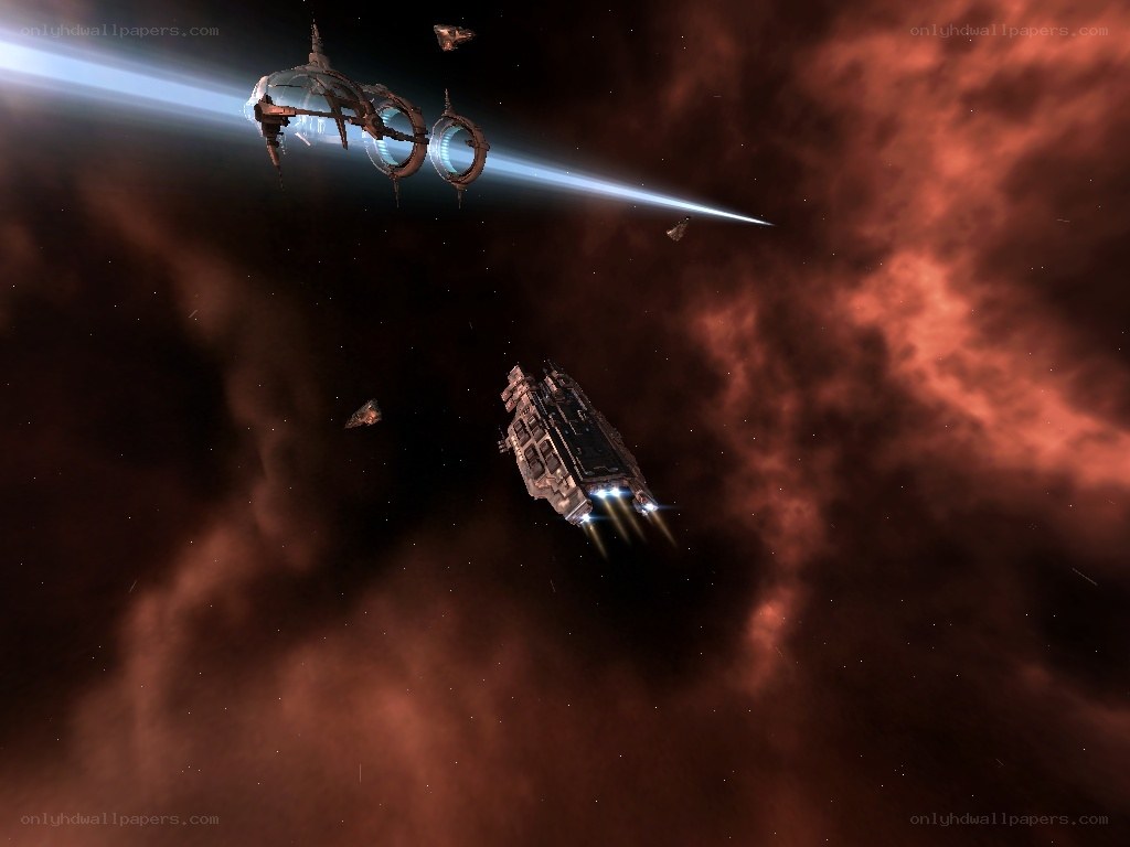 Spaceships in a nebula