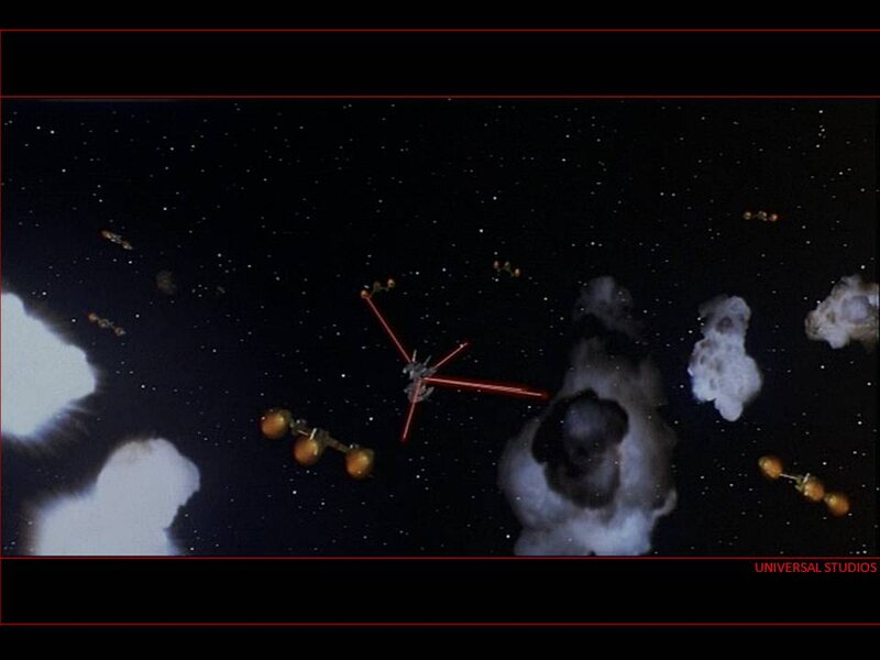 Spaceships in Asteroid Field — Black