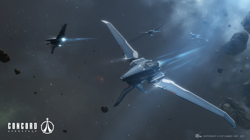 Spaceships in Asteroid Field — Gray