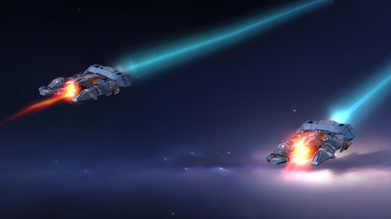 Spaceships in Combat — Blue