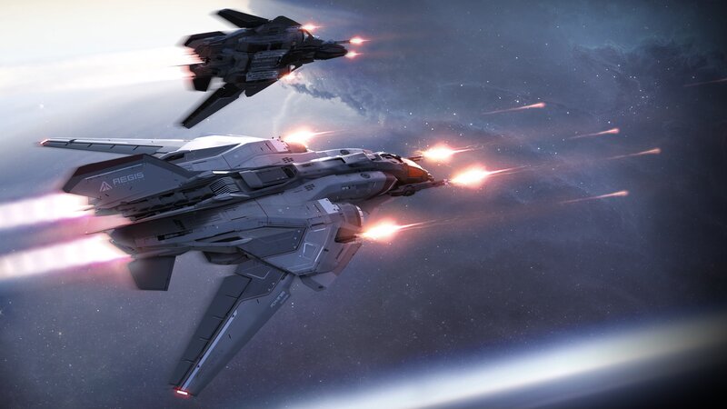 Spaceships in Combat — Gray