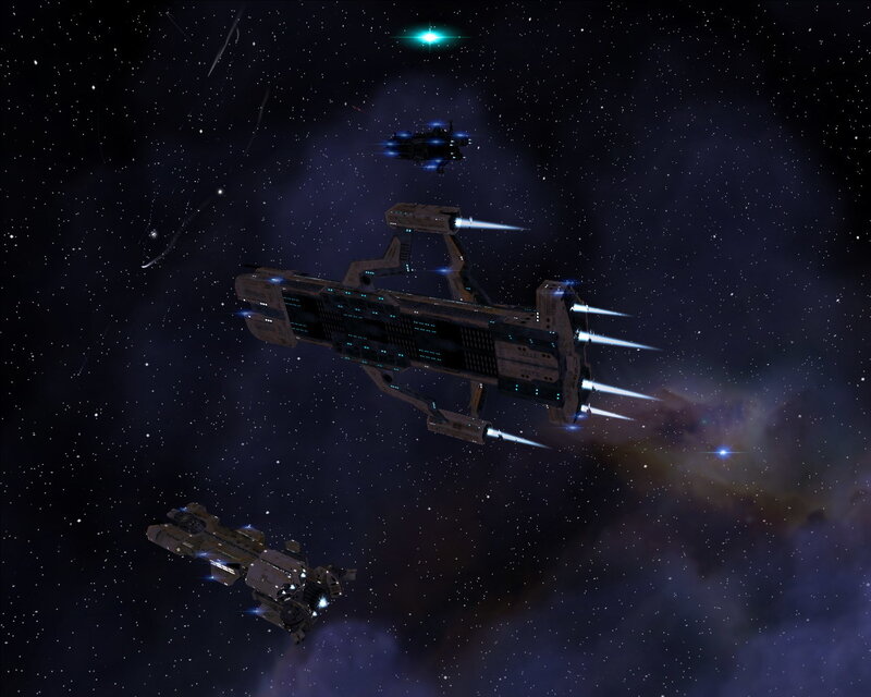 Spaceships in deep space