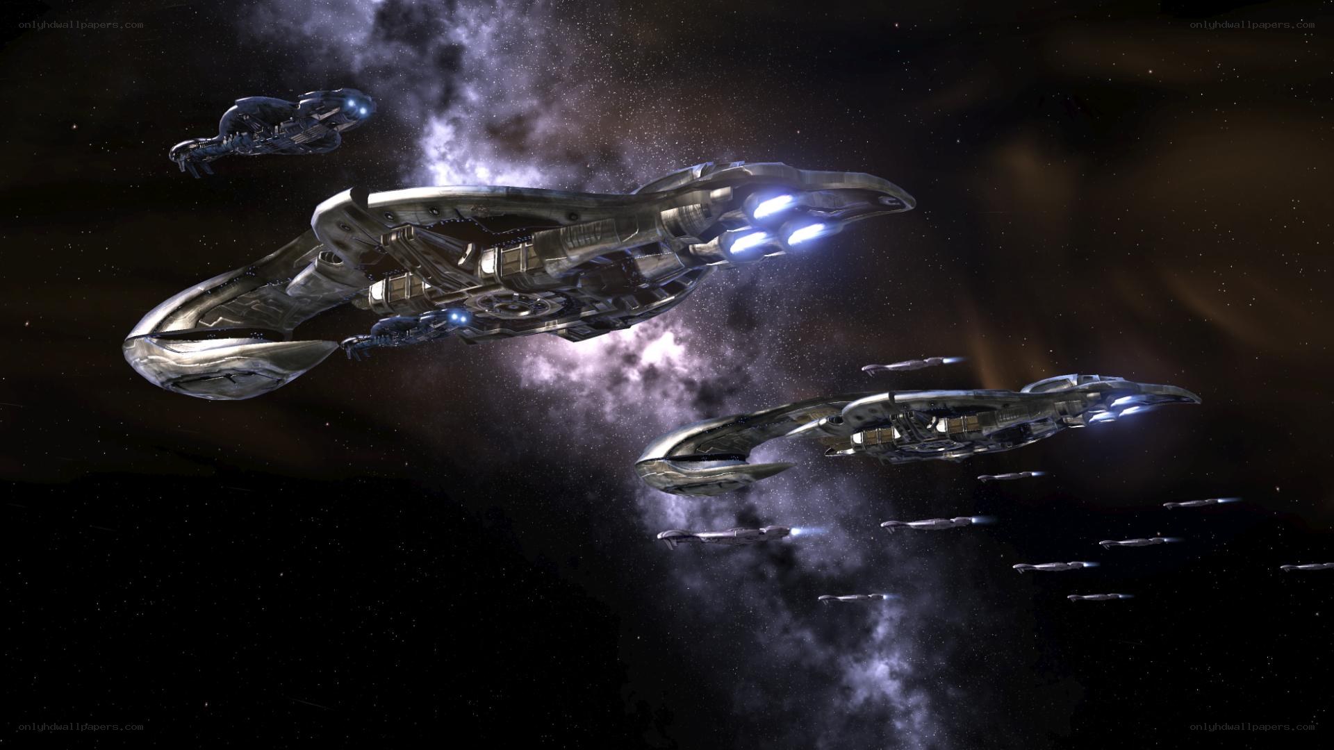Spaceships in deep space