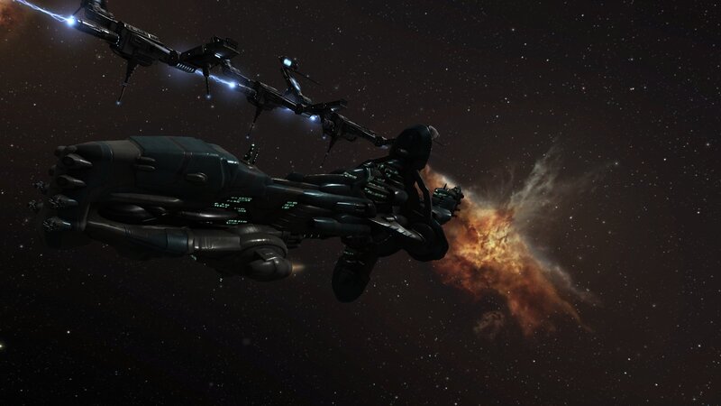 Spaceships in deep space