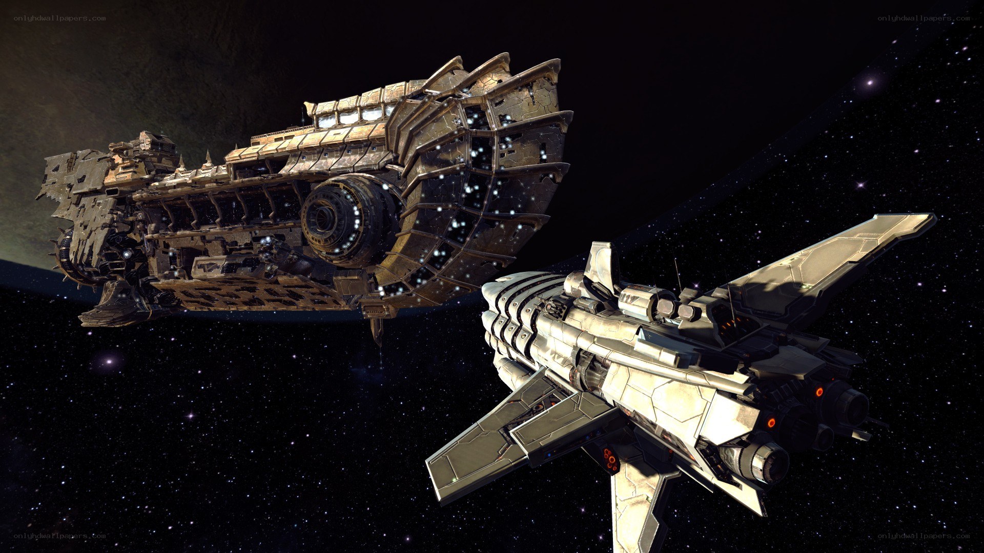 Spaceships in deep space