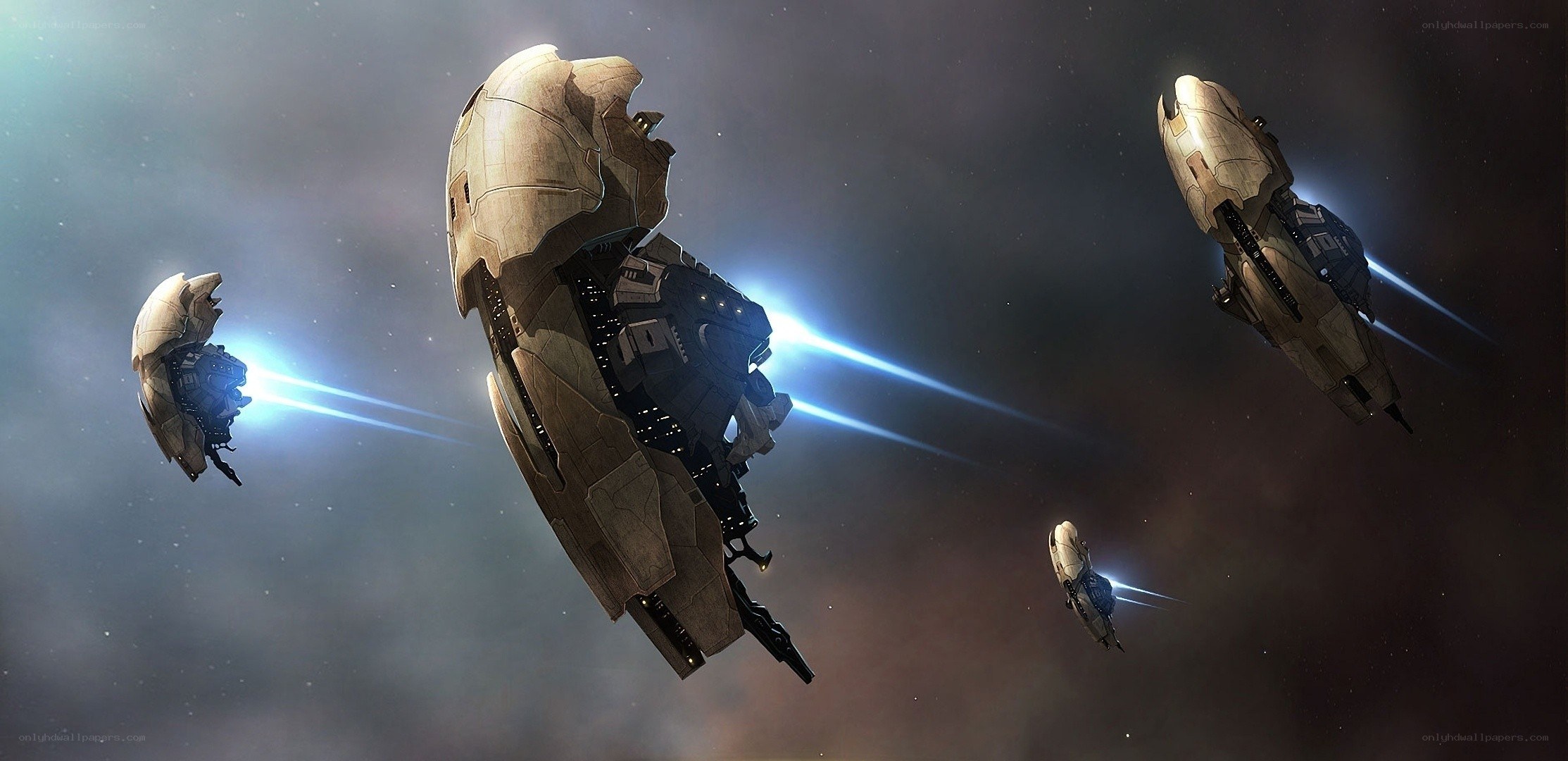 Spaceships in deep space