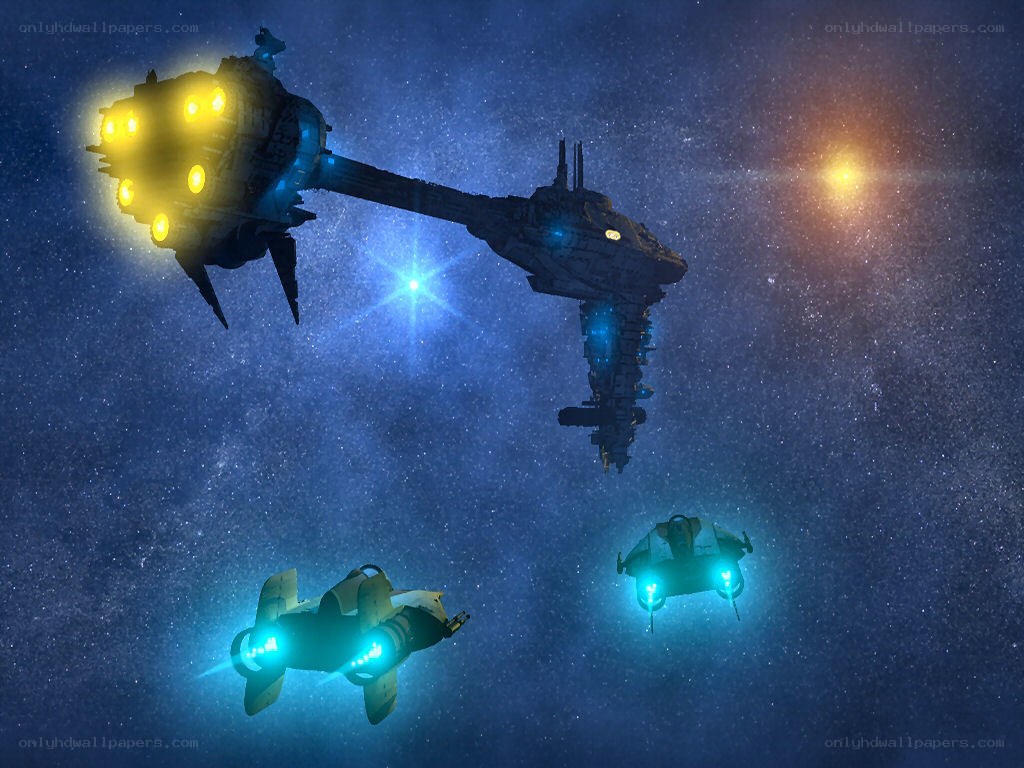 Spaceships in deep space