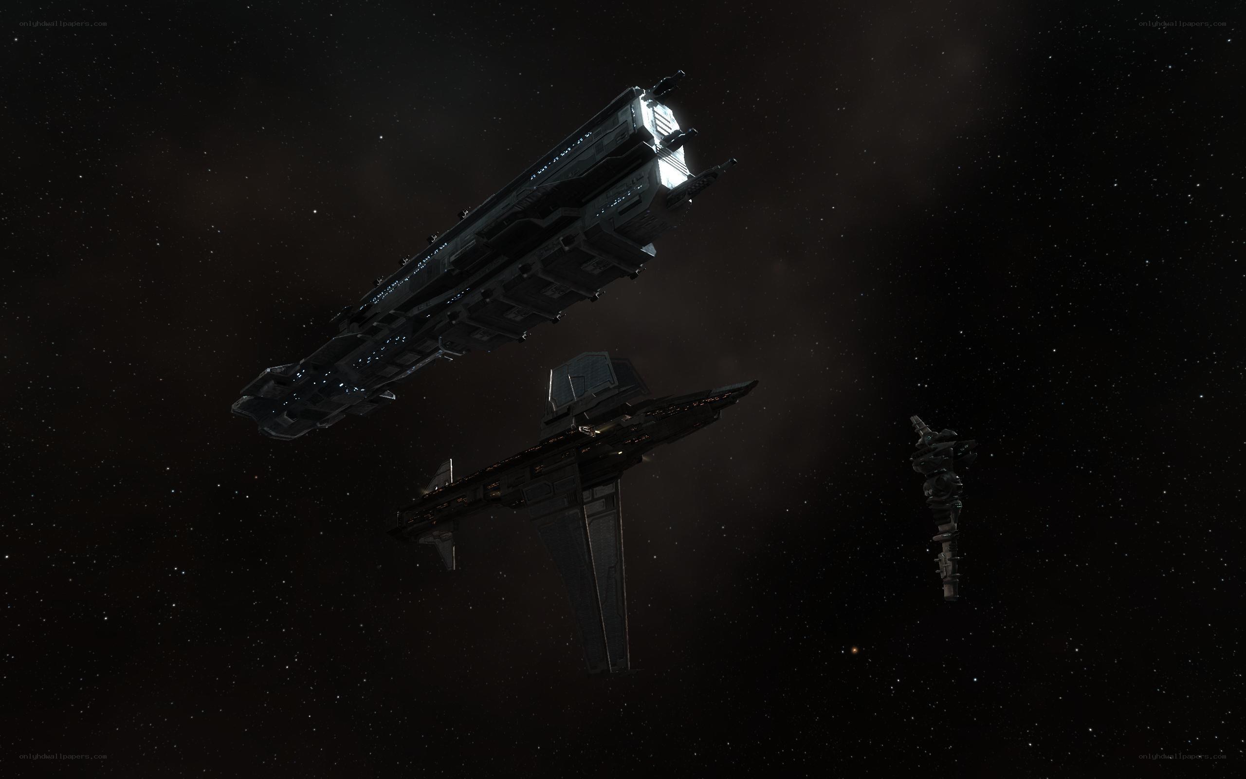 Spaceships in deep space