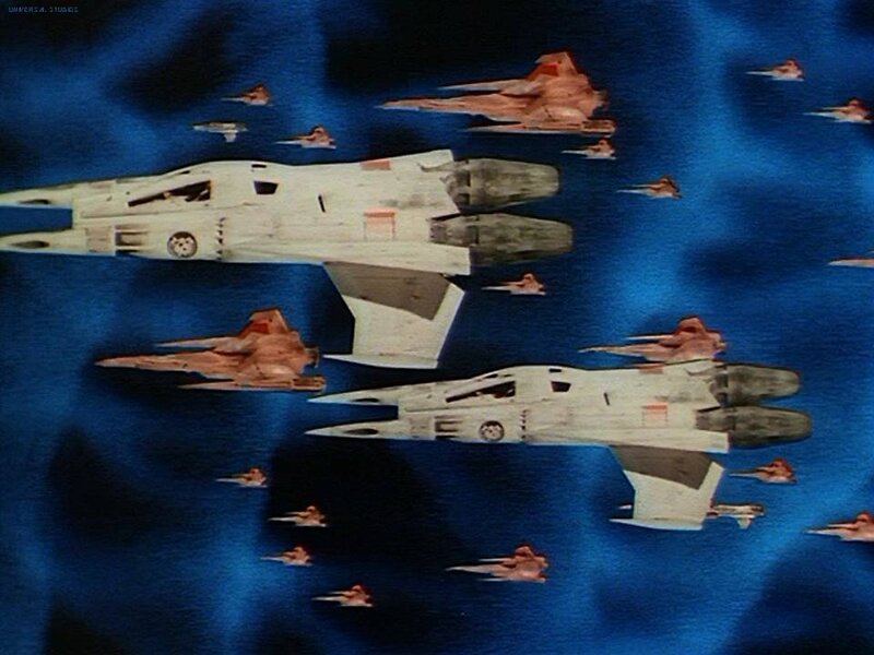 Spaceships in Formation — Blue