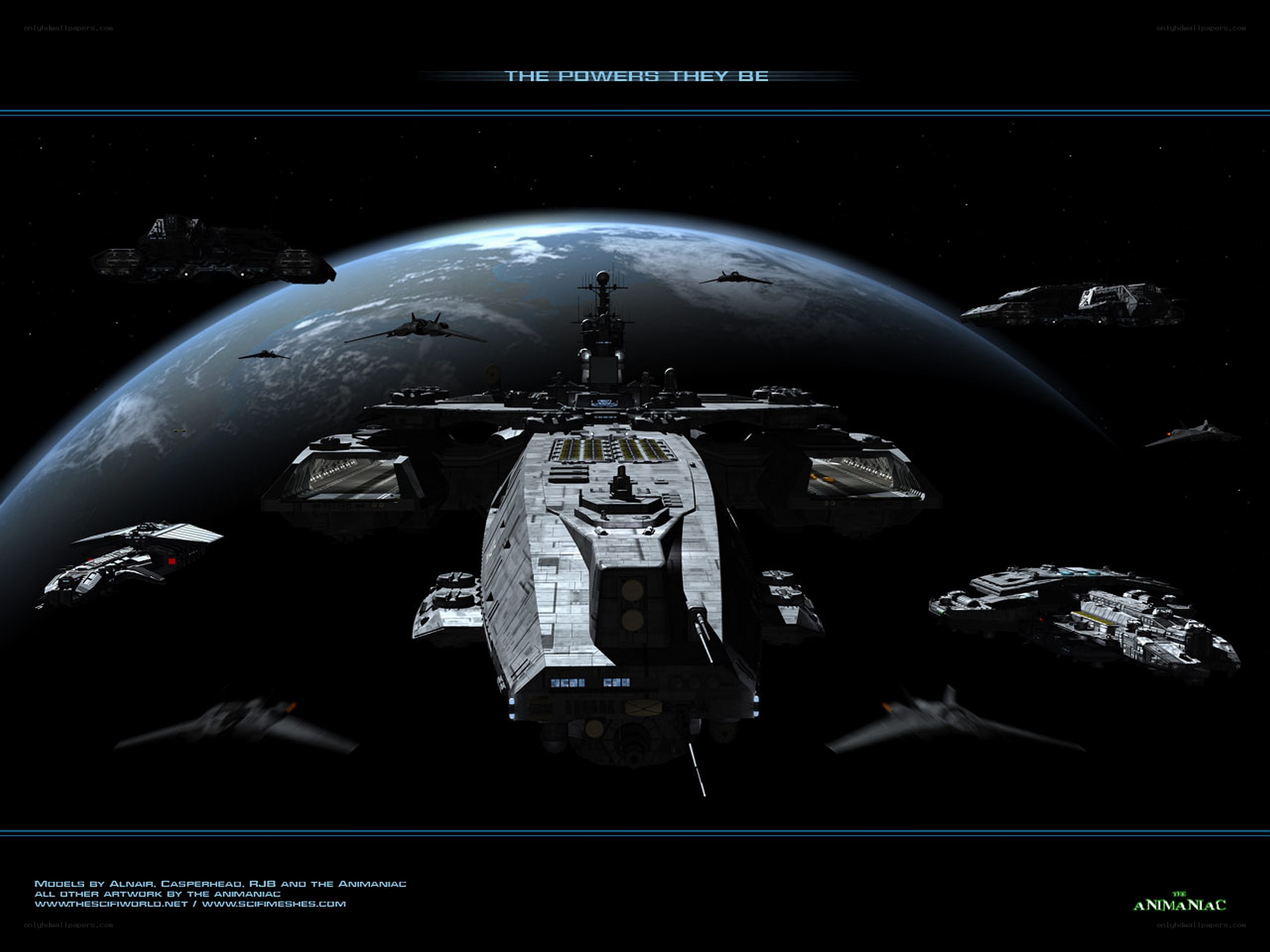 Spaceships in orbit around a planet