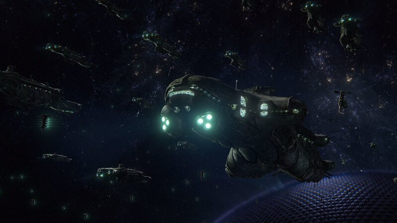 Spaceships in Space — Black, Dark