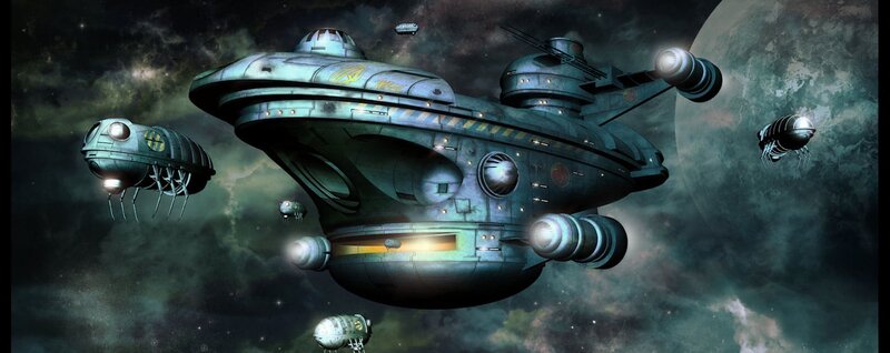Spaceships in Space — Green