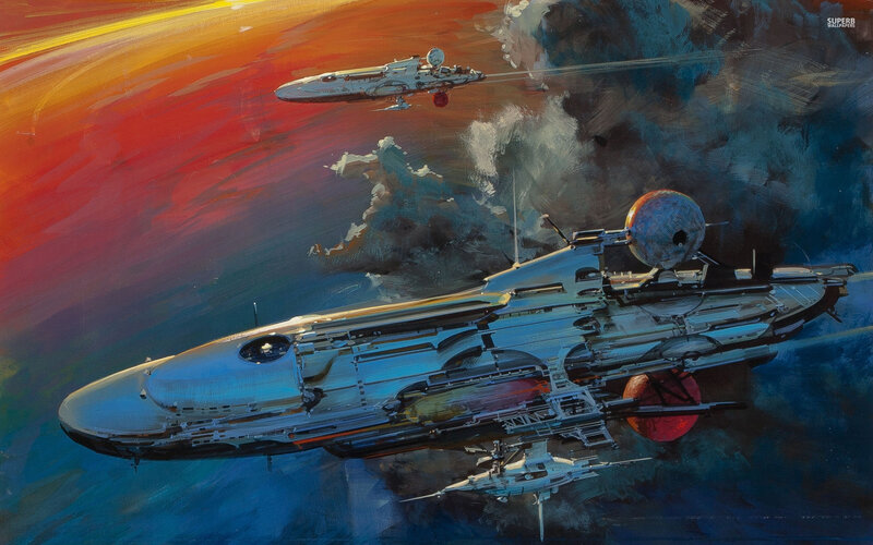 Spaceships in Space — Red