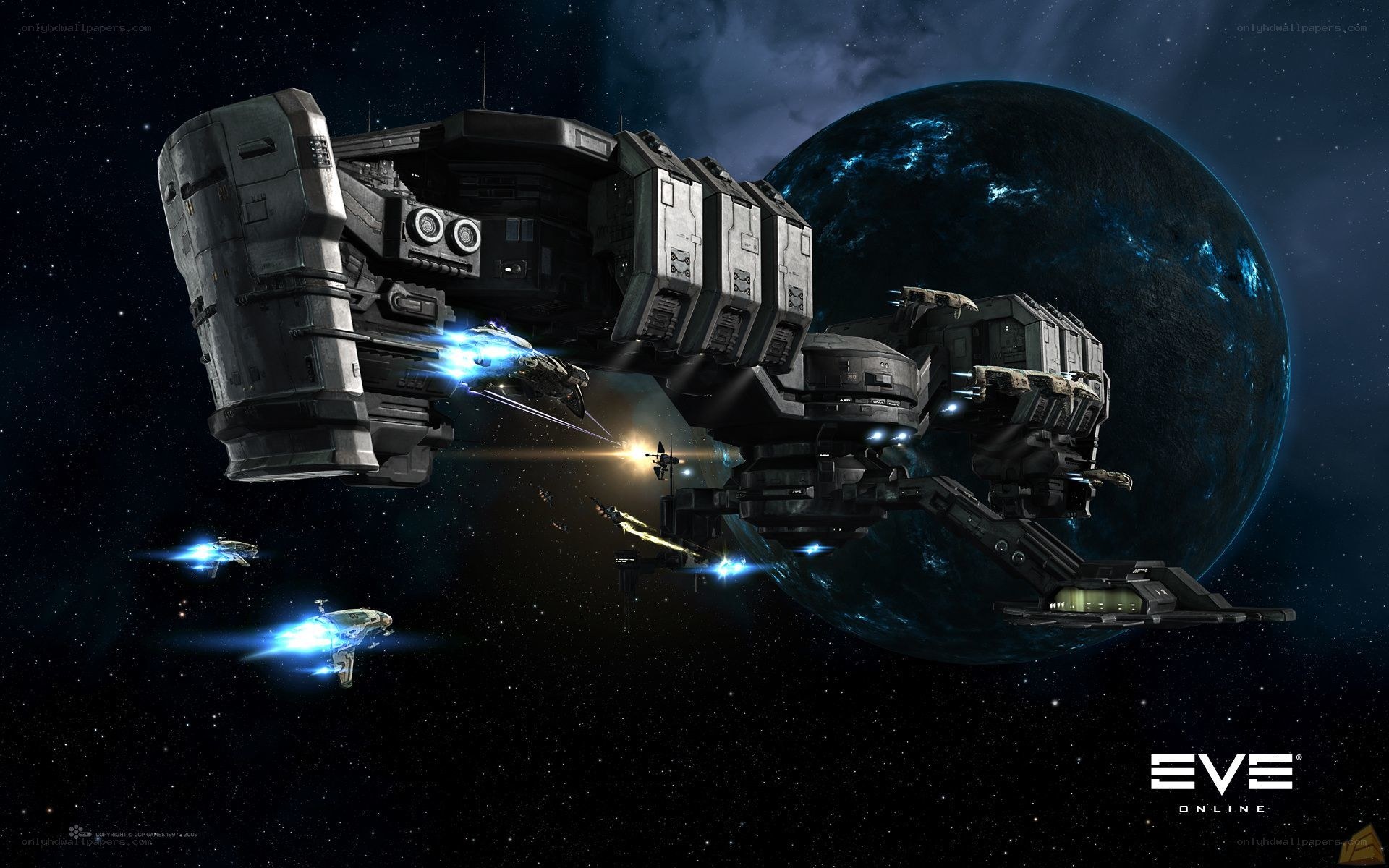 Spaceships near a planet
