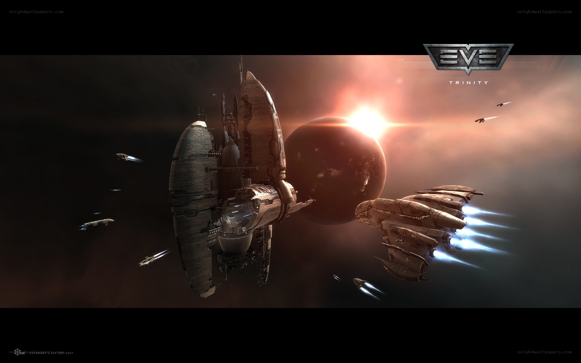 Spaceships near a planet