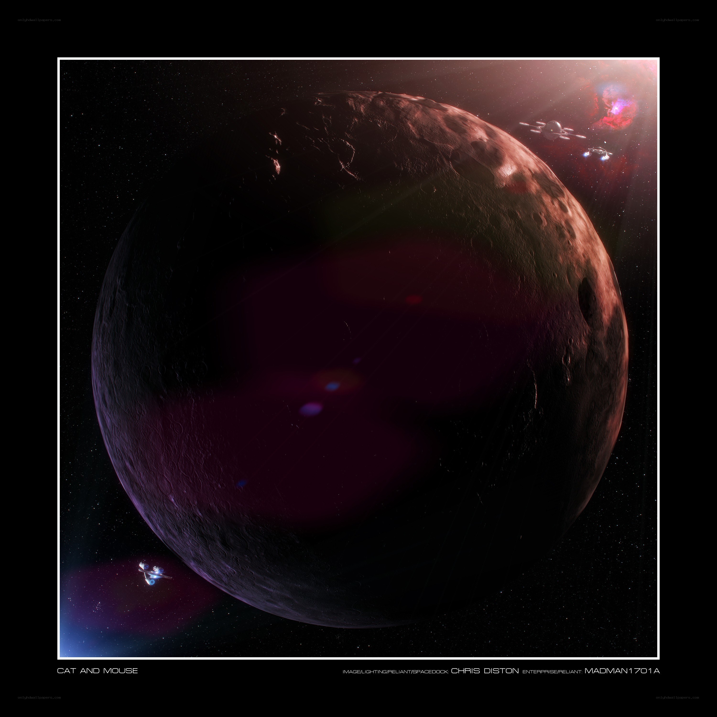 Spaceships near a planet