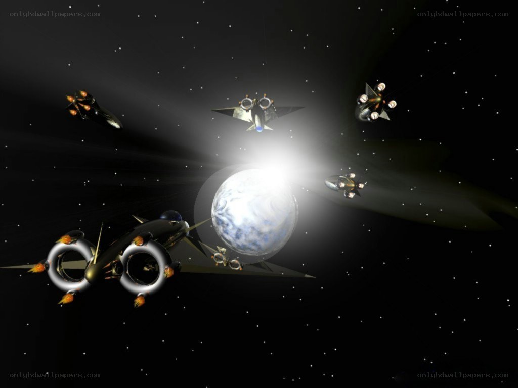 Spaceships near a planet
