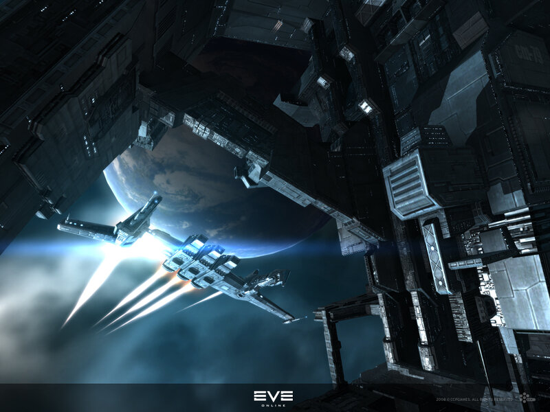 Spaceships near a space station