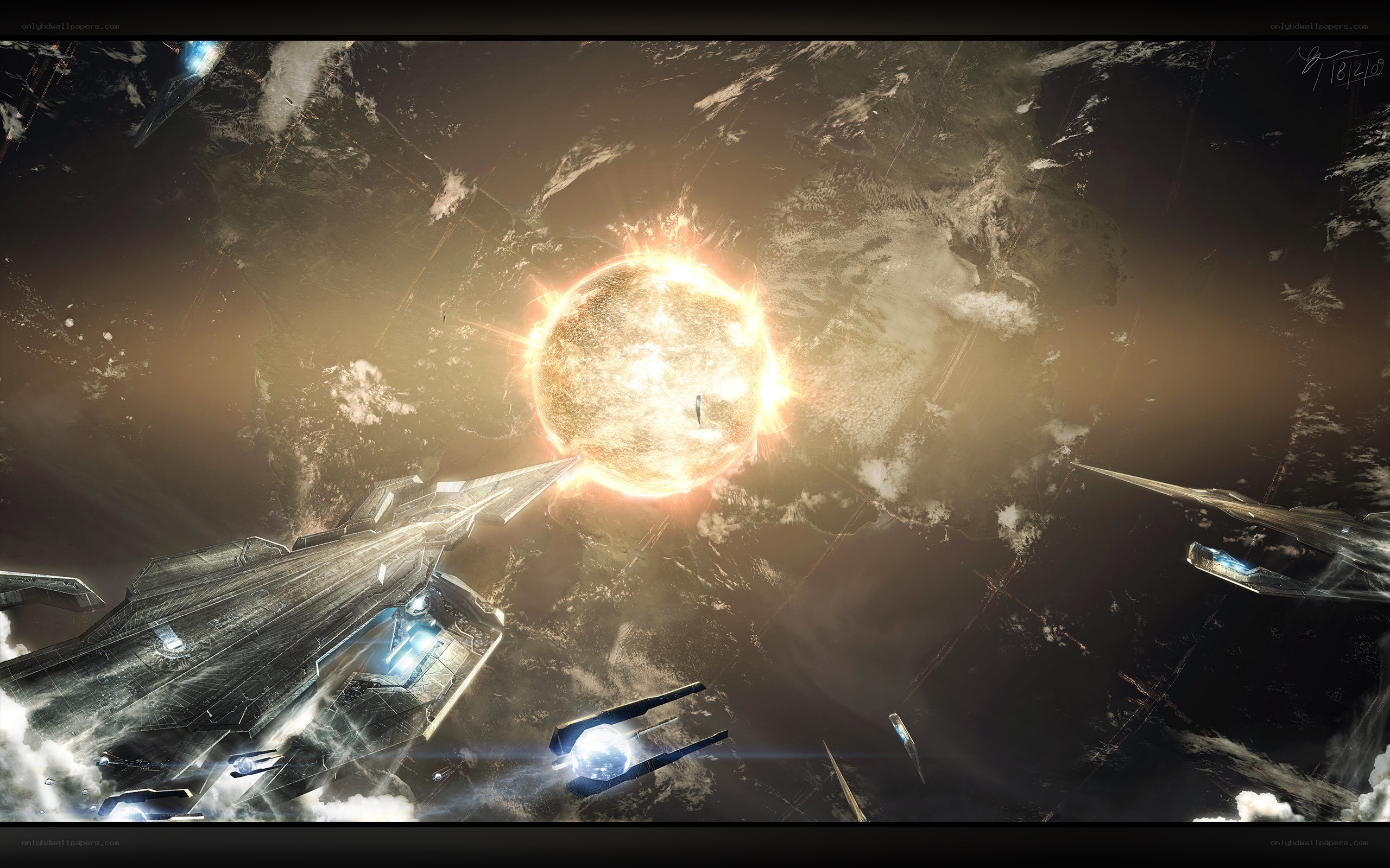 Spaceships near a star