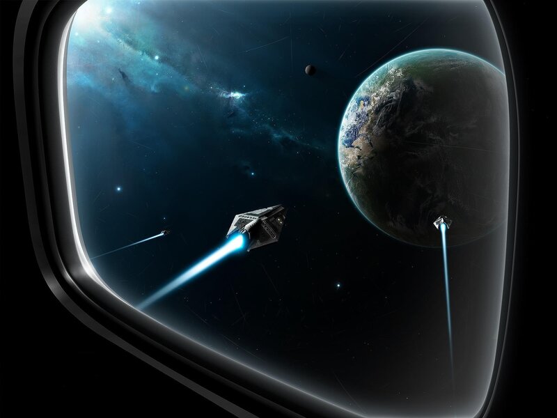 Spaceships near Earth