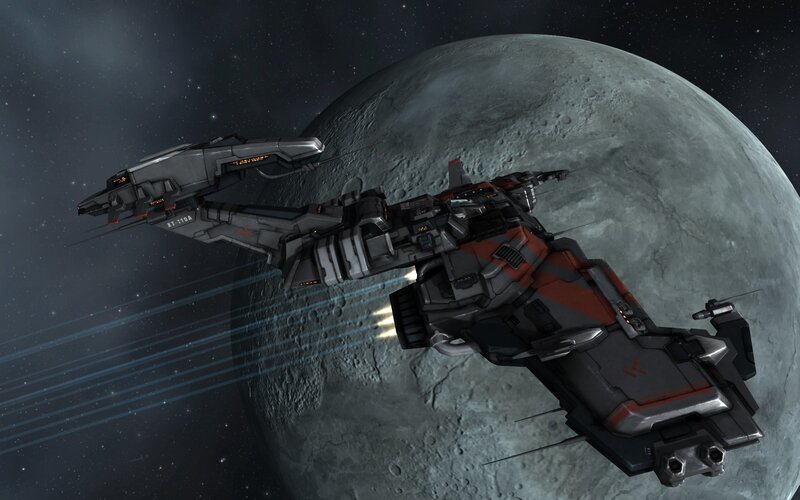 Spaceships Near Moon