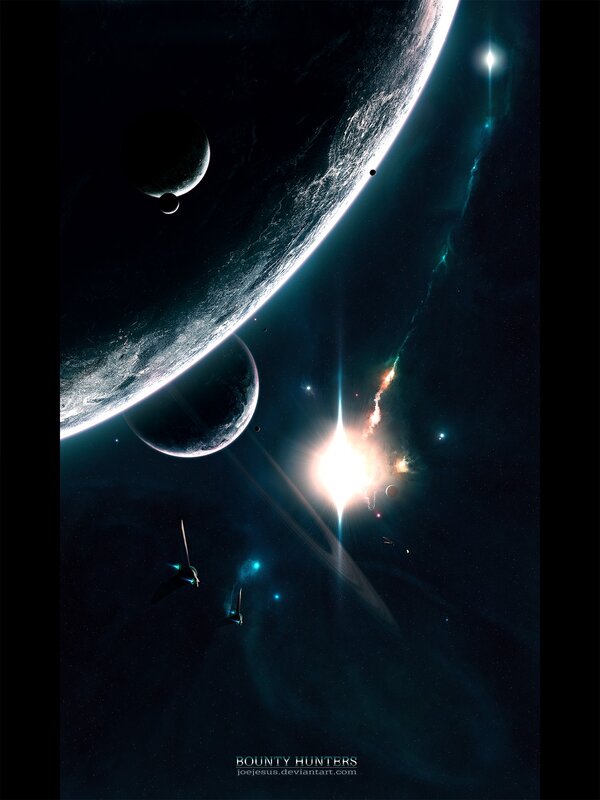 Spaceships Near Planets — Black