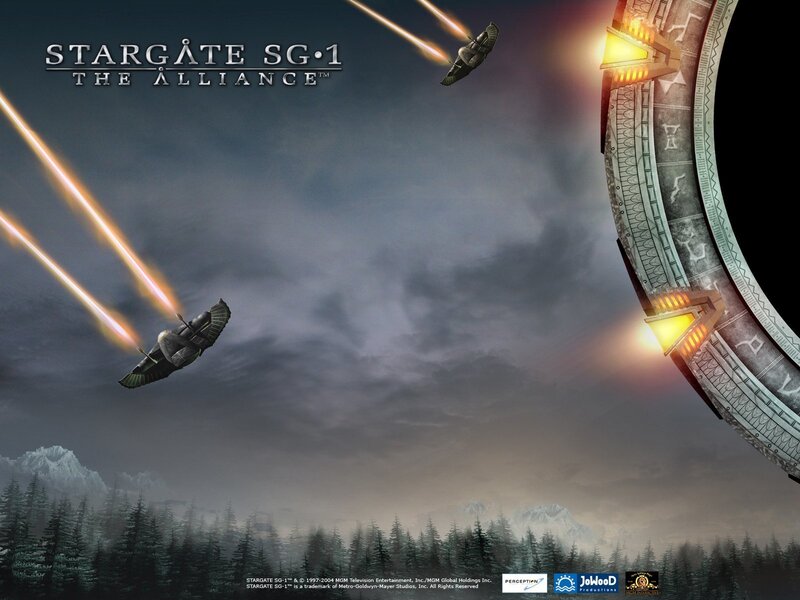 Spaceships Near Stargate