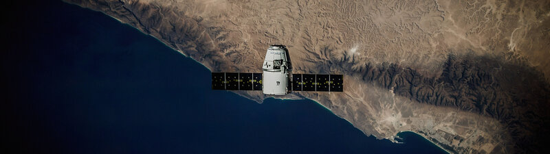 SpaceX Crew Dragon Spacecraft — White