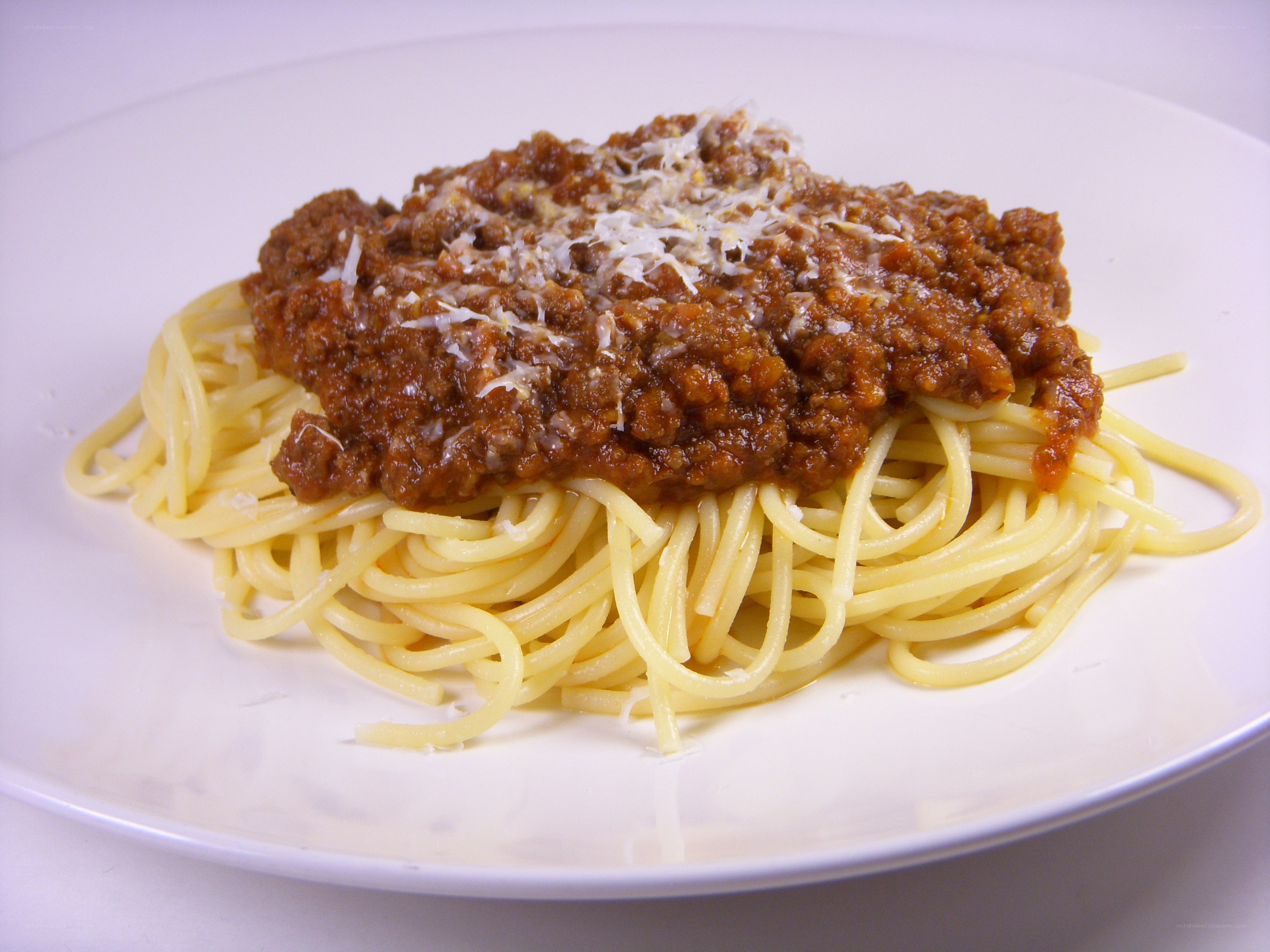 spaghetti bolognese on a plate