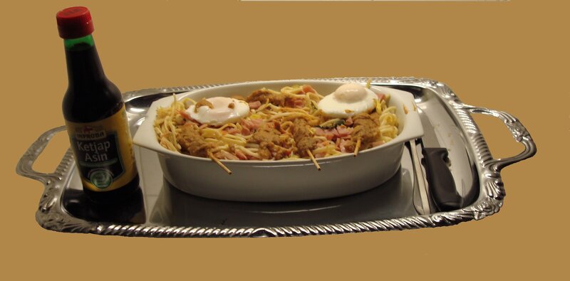 Spaghetti Dish with Eggs