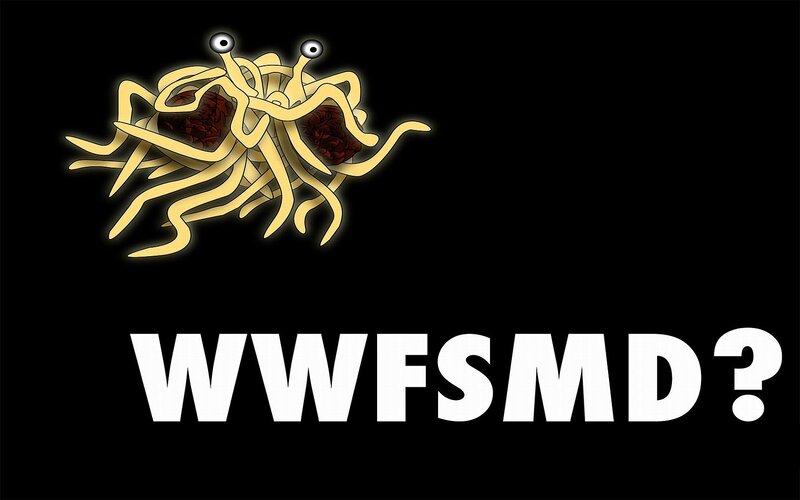 Spaghetti monster meme