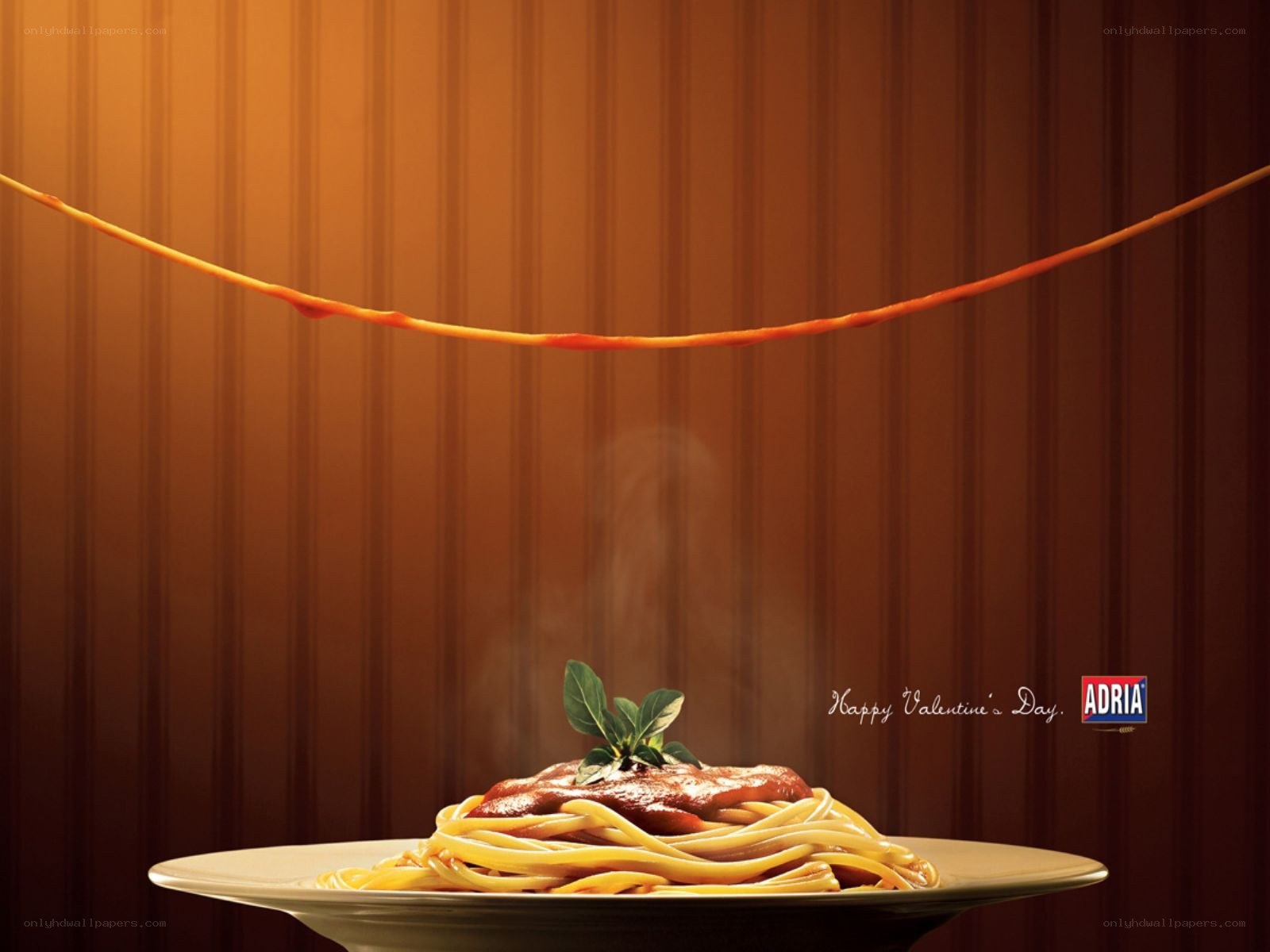 Spaghetti Valentine's Day ad