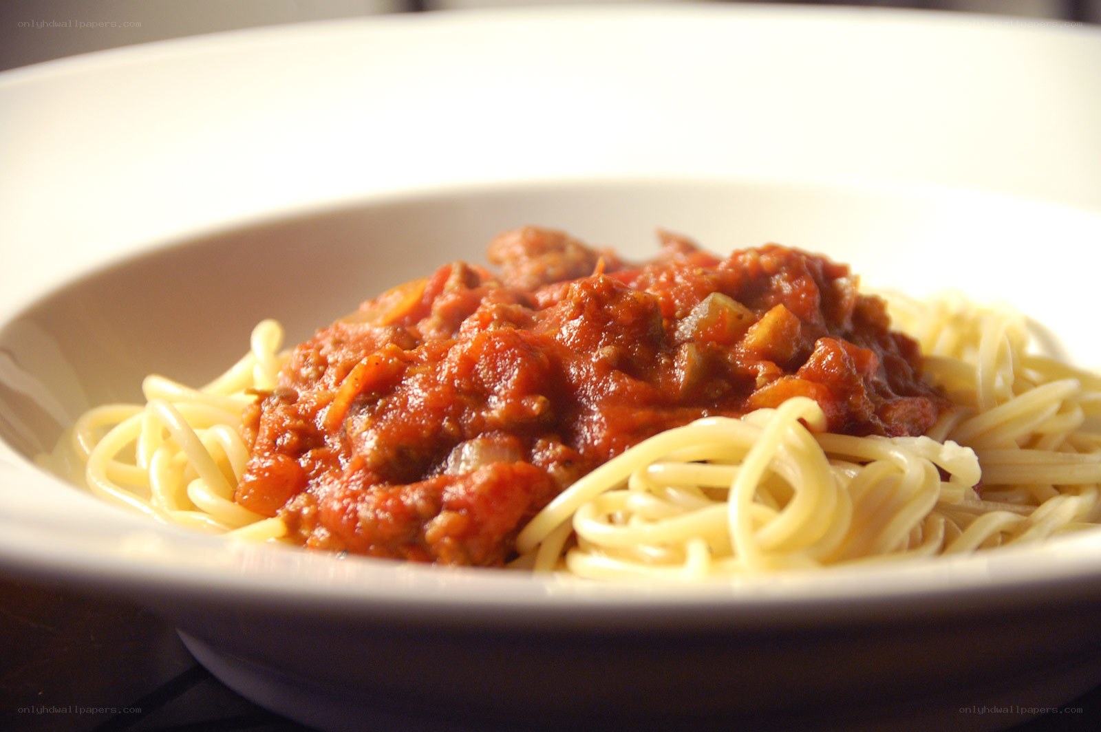 spaghetti with meat sauce