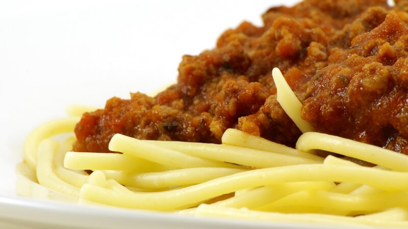 spaghetti with meat sauce
