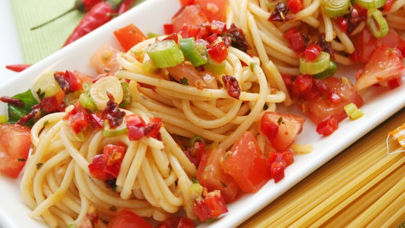 Spaghetti with Tomatoes