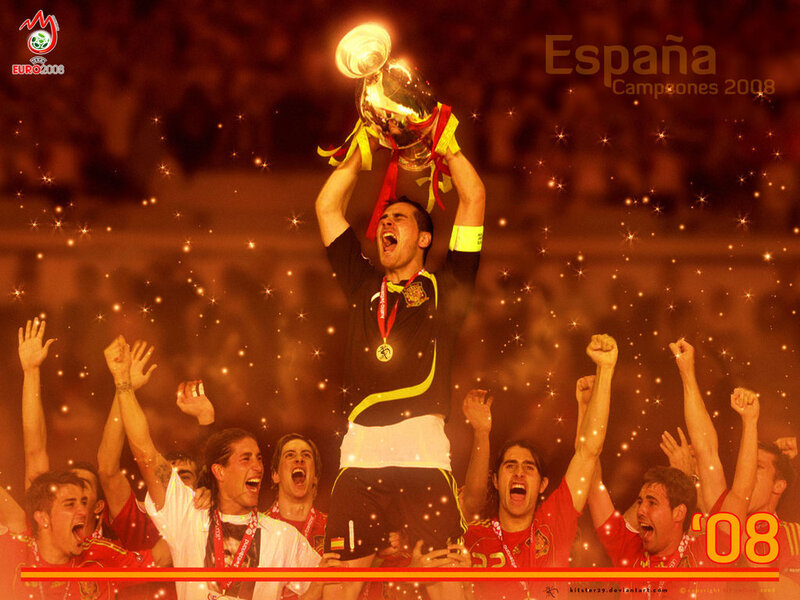 Spain celebrates Euro 2008 victory