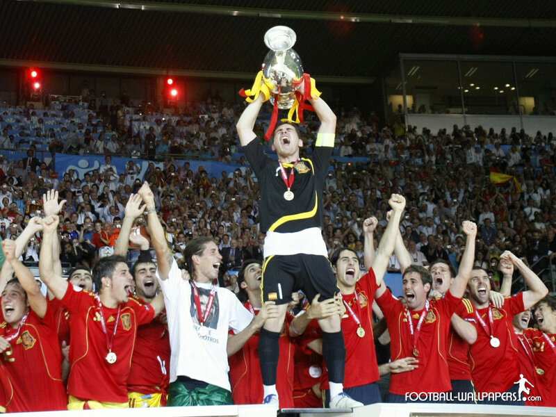 Spain celebrates Euro 2008 victory