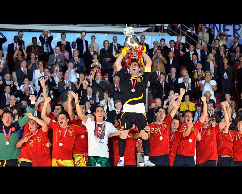 Spain celebrates Euro 2008 victory