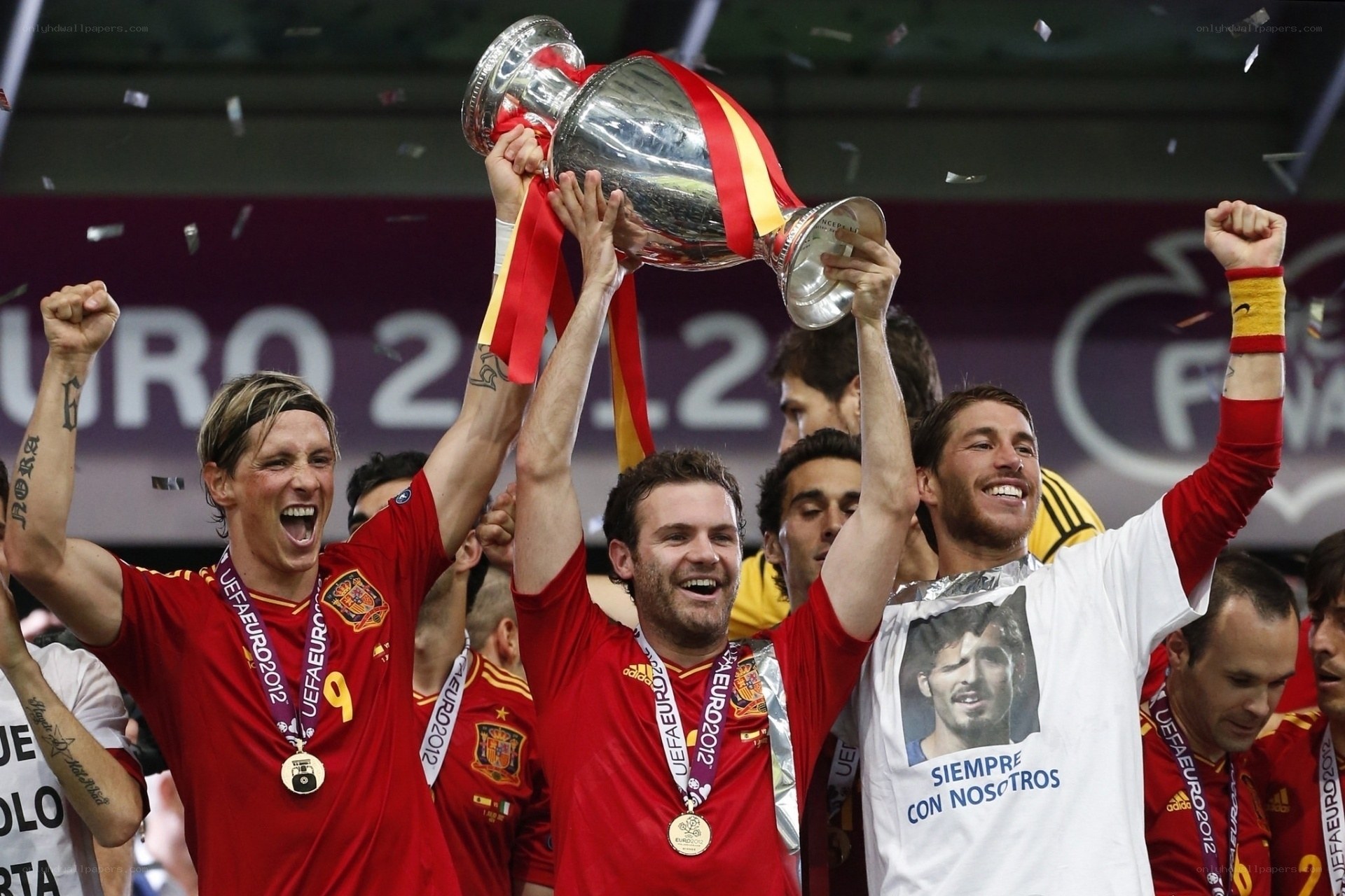 Spain celebrates Euro 2012 victory