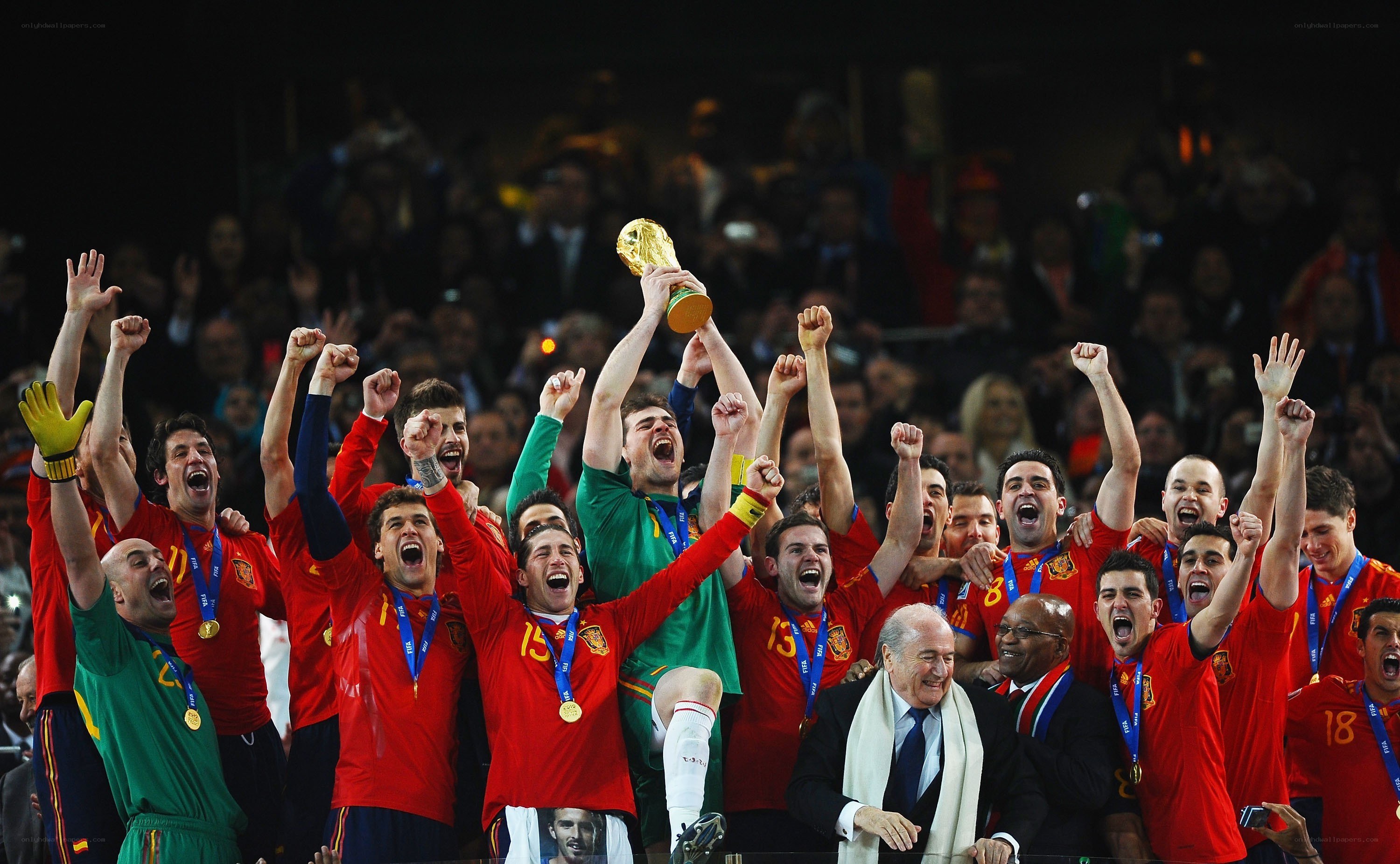 Spain celebrates World Cup victory