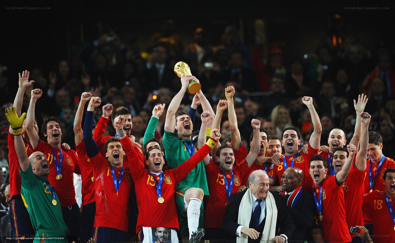 Spain celebrates World Cup victory