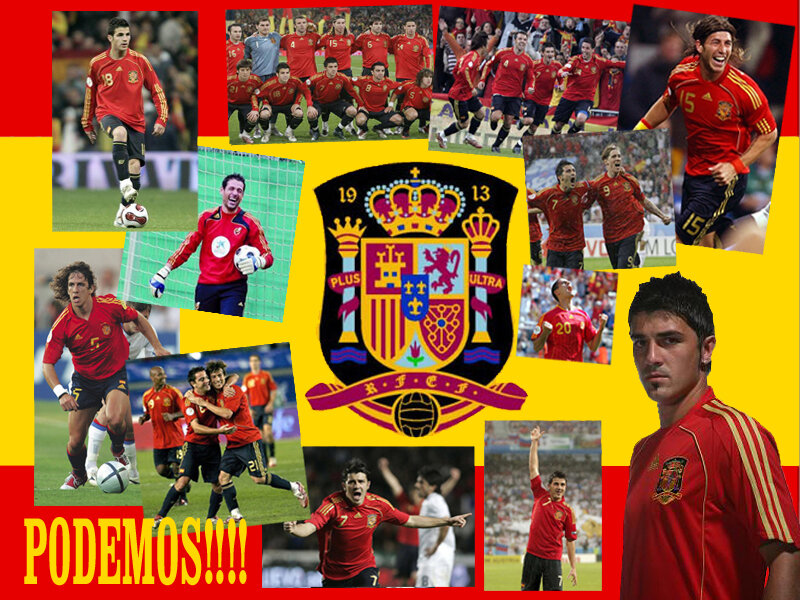 Spain national football team collage