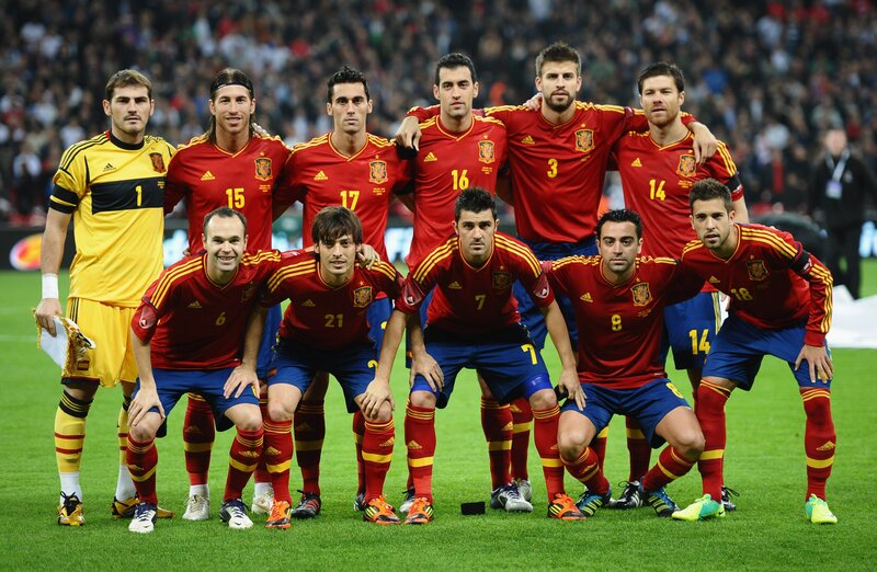 Spain national football team lineup