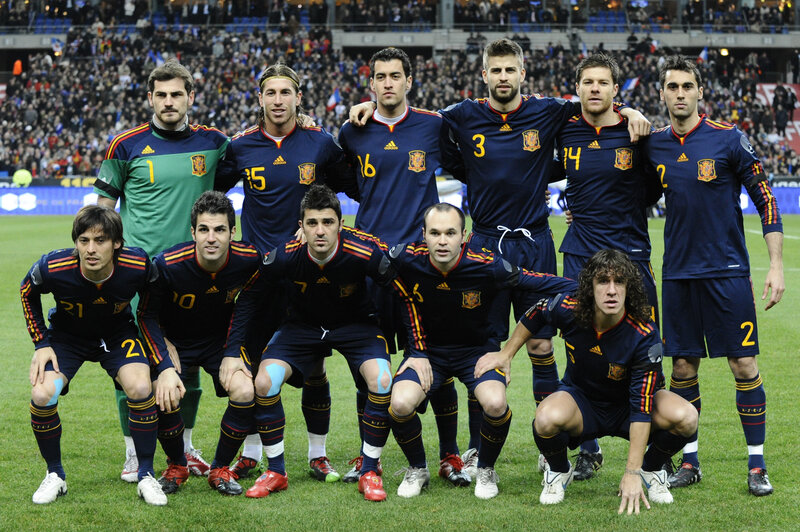 Spain national football team lineup